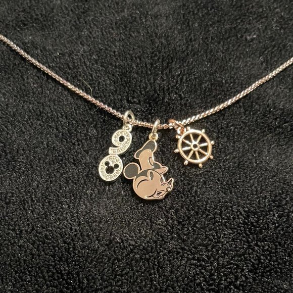 Disney Jewelry Set- True Original 90th Necklace & Fantasia Charm Bracelet - Picture 3 of 8